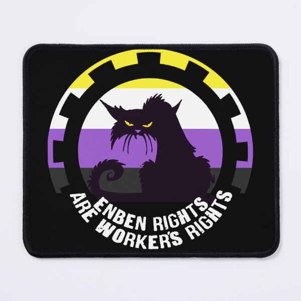 Item preview, ENBEN RIGHTS ARE WORKER'S RIGHTS designed and sold by birdgoatman.