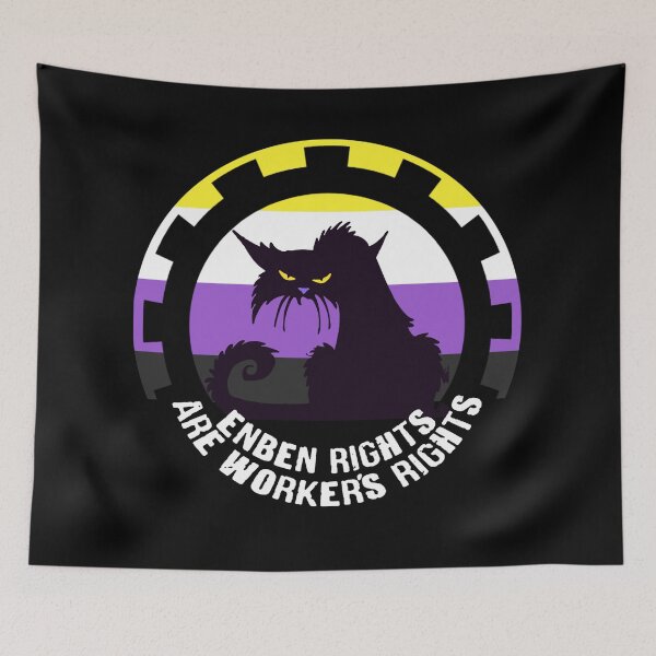 Item preview, ENBEN RIGHTS ARE WORKER'S RIGHTS designed and sold by birdgoatman.