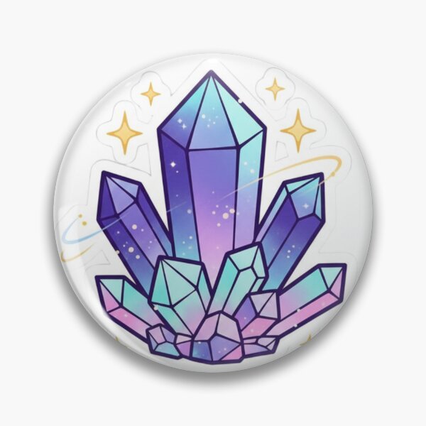 Item preview, Mystical Crystal Cluster with Soft Glow designed and sold by CosmicCutouts.