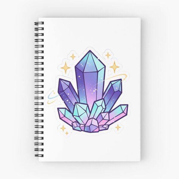 Item preview, Mystical Crystal Cluster with Soft Glow designed and sold by CosmicCutouts.