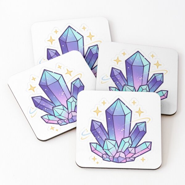 Item preview, Mystical Crystal Cluster with Soft Glow designed and sold by CosmicCutouts.