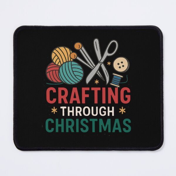 Item preview, Crafting Through Christmas - Crafter Crochet Sewing Gift designed and sold by PunchDrop.