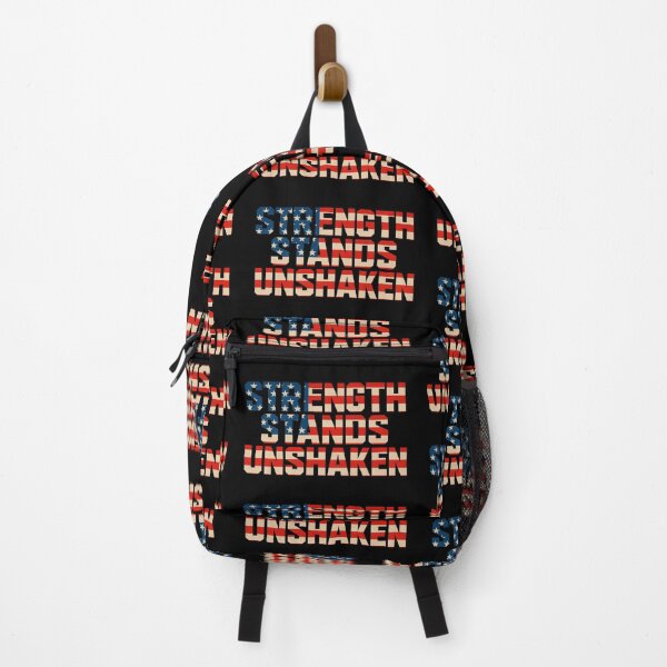 Item preview, Strength Stands Unshaken Patriotic Power Art designed and sold by ArtComixHaven.