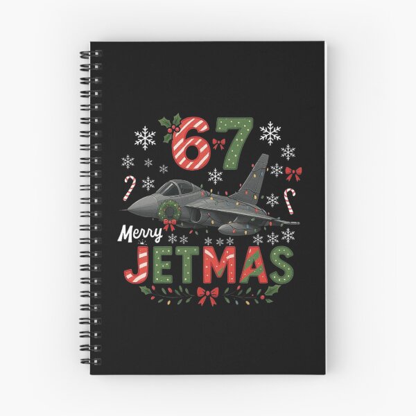 Item preview, Christmas Fighter Jet 67 Merry Jetmas Holiday Lights Design designed and sold by love3617.