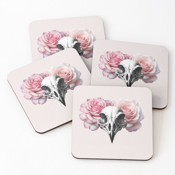 Item preview, Bird Skull With 2 Flowers  designed and sold by Miamaia .