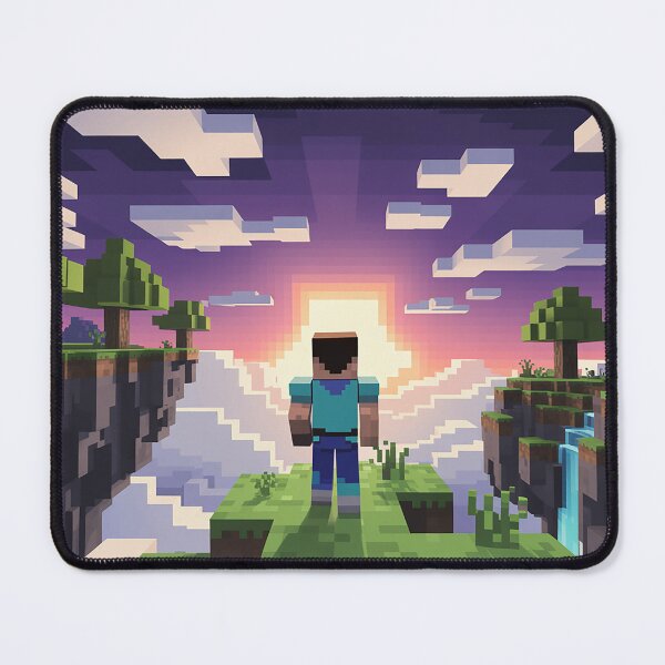 Item preview, Voxel Sky Island Sunset | Pixel Quest Floating Islands Explorer | Epic Adventure Landscape Design designed and sold by pixelpopplanet.