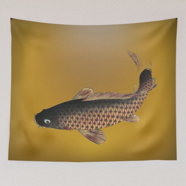 Item preview, Black Koi – Japanese Vintage Art designed and sold by Vintage by Kaya.