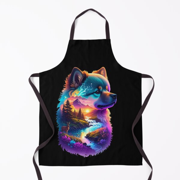 Item preview, Luminous Pomsky Aurora Borealis Wilderness Graphic T-shirts,Tee designed and sold by Alicjareign.