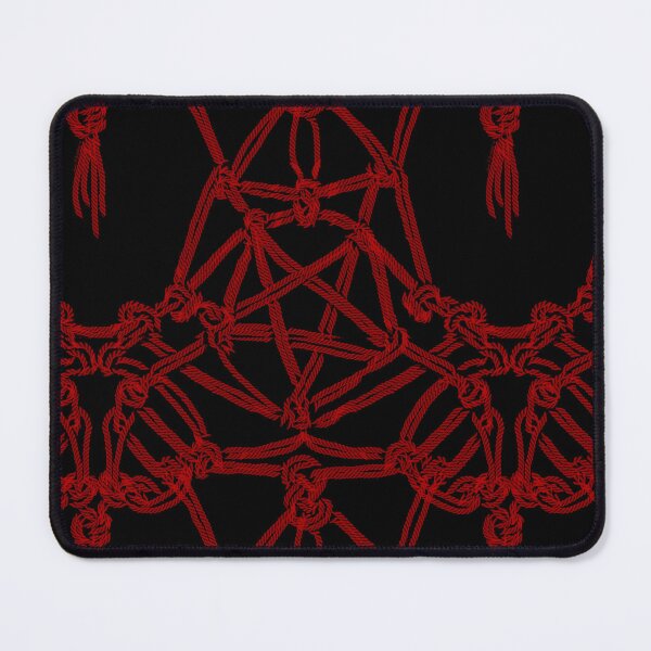Item preview, Dark Crimson Rope Knotwork Lattice Gothic Bondage Macrame Seamless Pattern designed and sold by JamieWetzel.