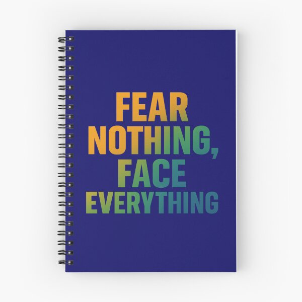 Item preview, Fear Nothing Face Everything Gradient Resolve Art designed and sold by ArtComixHaven.