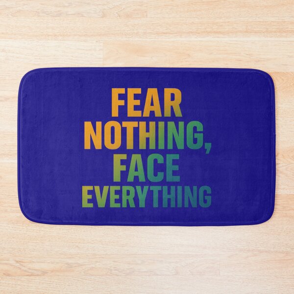 Item preview, Fear Nothing Face Everything Gradient Resolve Art designed and sold by ArtComixHaven.