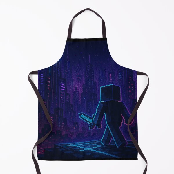 Item preview, Voxel Cyberpunk Night City | Pixel Quest Explorer Neon Sword | Synthwave Gamer Adventure Design designed and sold by pixelpopplanet.