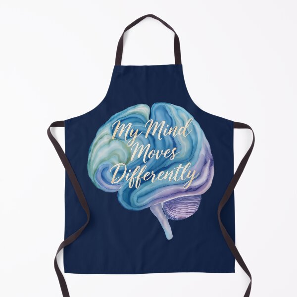 Item preview, “My Mind Moves Differently” Fluid Art Brain – Neurodiversity Pride Abstract Design designed and sold by PureBrain.