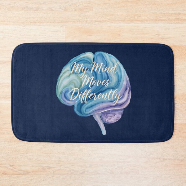 Item preview, “My Mind Moves Differently” Fluid Art Brain – Neurodiversity Pride Abstract Design designed and sold by PureBrain.