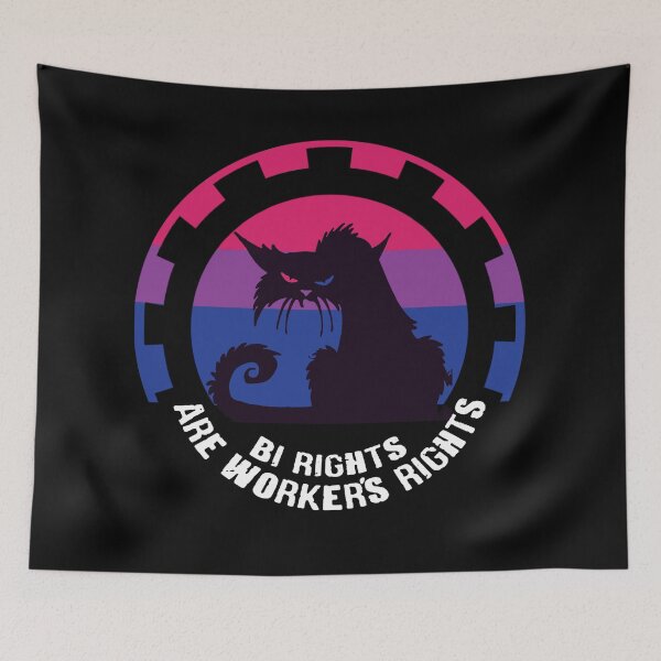 Item preview, BI RIGHTS ARE WORKER'S RIGHTS designed and sold by birdgoatman.