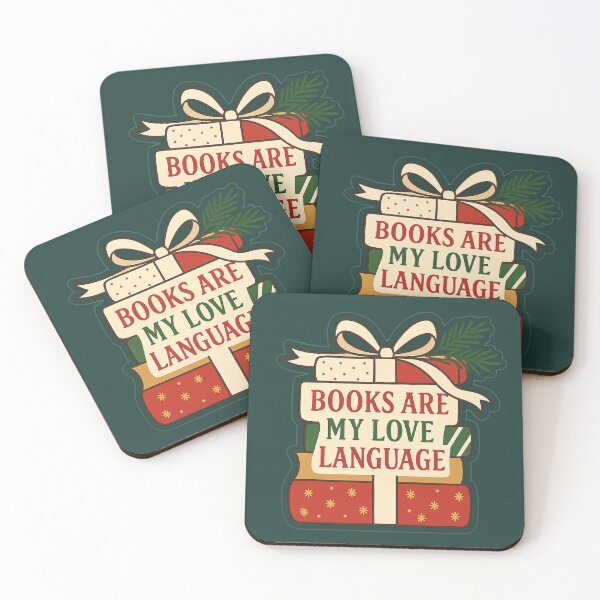 Item preview, Books Are My Love Language - Book Lover Christmas Gift designed and sold by PunchDrop.