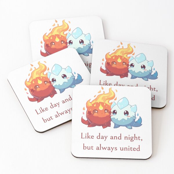 Item preview, Day & Night United – Elemental Chibi Spirits designed and sold by Monzora.