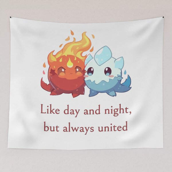 Item preview, Day & Night United – Elemental Chibi Spirits designed and sold by Monzora.