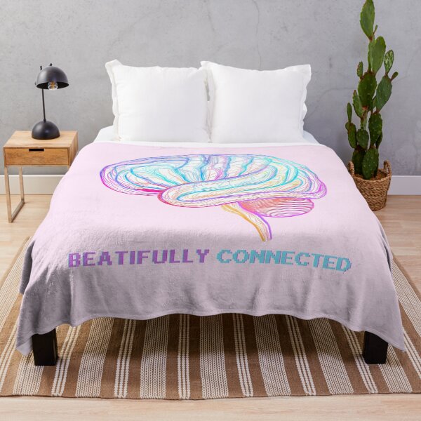 Item preview, “Beautifully Connected” Neon Brain – Vaporwave Neurodiversity Digital Art designed and sold by PureBrain.