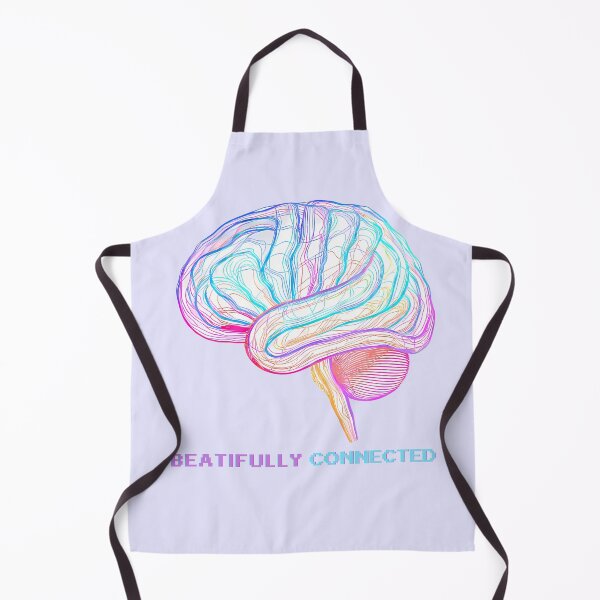Item preview, “Beautifully Connected” Neon Brain – Vaporwave Neurodiversity Digital Art designed and sold by PureBrain.