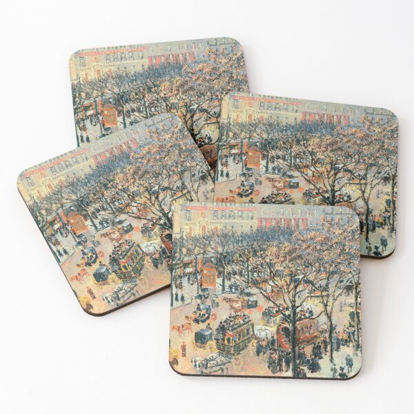 Item preview, Winter city impressionist scene. designed and sold by DriverT.