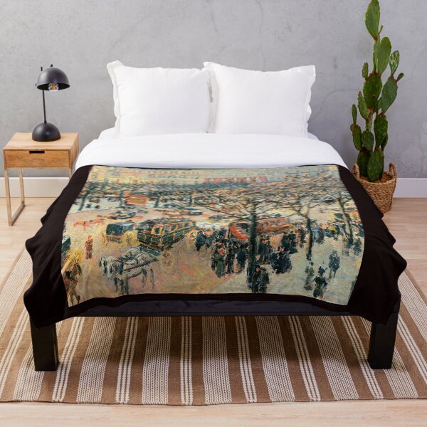 Item preview, Escena impresionista de ciudad invernal. designed and sold by DriverT.