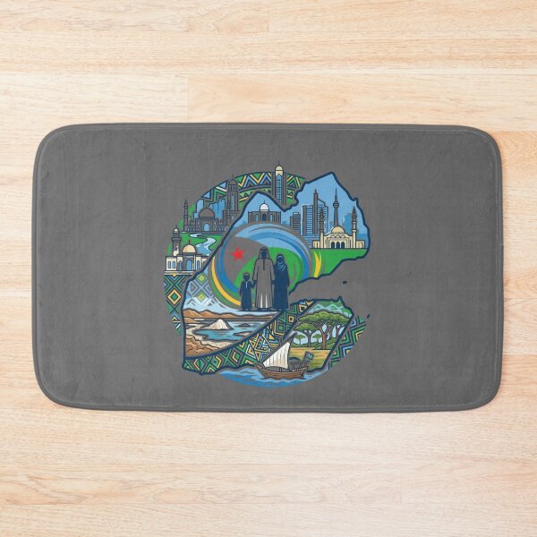 Item preview, Djibouti city - flag djibouti designed and sold by DjibProp.