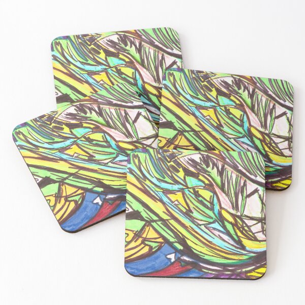 Item preview, Color Storm of Twists and Lines designed and sold by SkySketchSquad.