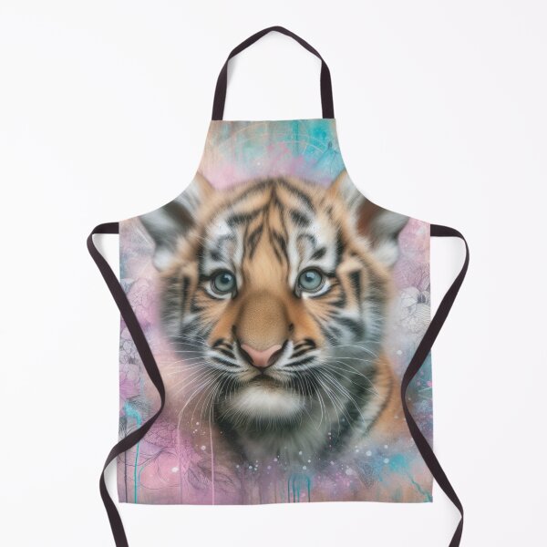 Item preview, Tiger Cub With Pastel Colored Grafitti designed and sold by Miamaia .