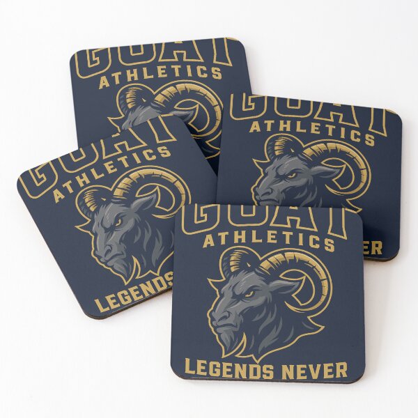 Item preview, GOAT Athletics – Legends Never Retire | Sports Mascot Vintage Football Design designed and sold by johnExpress02.