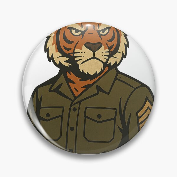 Item preview, Sergeant Wild – Tiger Military Mascot designed and sold by Sergeant Wild.