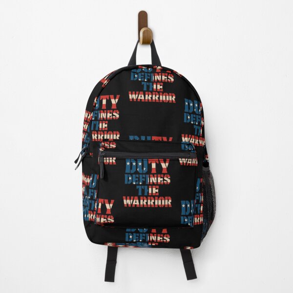 Item preview, Duty Defines The Warrior Patriotic Resolve Art designed and sold by ArtComixHaven.