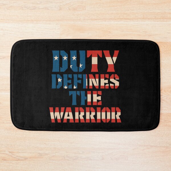 Item preview, Duty Defines The Warrior Patriotic Resolve Art designed and sold by ArtComixHaven.