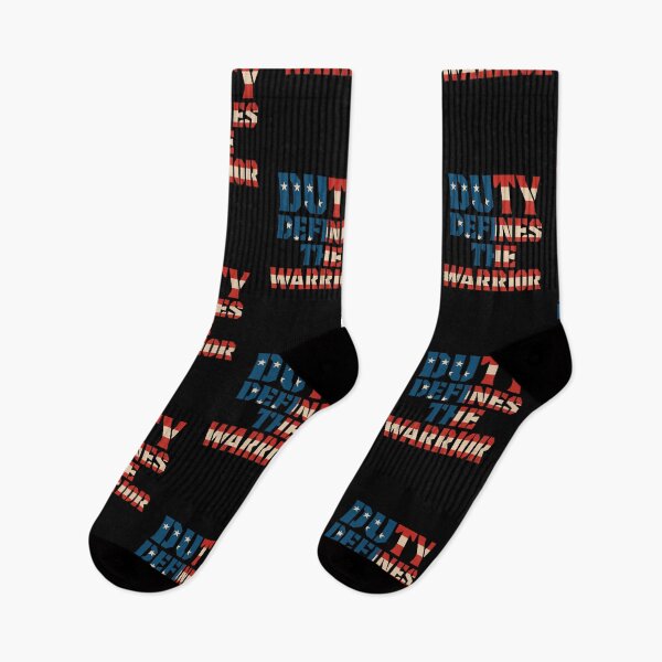 Item preview, Duty Defines The Warrior Patriotic Resolve Art designed and sold by ArtComixHaven.
