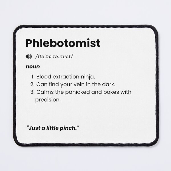 Item preview, Phlebotomist Definition – Funny Blood Draw Tech Gift for Medical Workers designed and sold by Yuli Club.