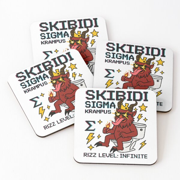 Item preview, Skibidi Sigma Krampus Meme Christmas Art designed and sold by AnnDesignStudio.