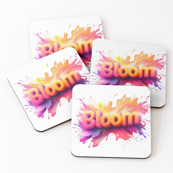 Item preview, Bloom Gradient Burst Typography designed and sold by Zippy Creation.