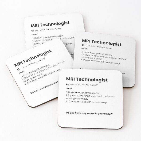 Item preview, MRI Technologist Definition – Funny Radiology Gift for Medical Workers & Students designed and sold by Yuli Club.