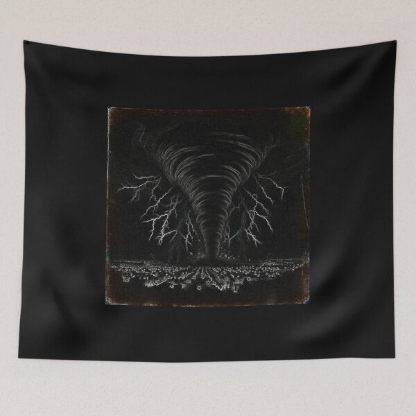 Item preview, Massive Tornado Strikes City Under Lightning Storm designed and sold by freackly.