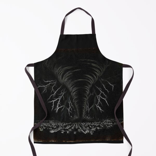 Item preview, Massive Tornado Strikes City Under Lightning Storm designed and sold by freackly.