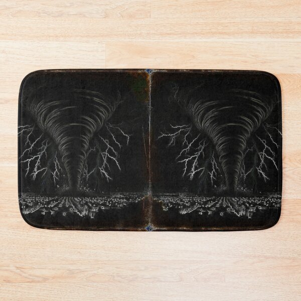 Item preview, Massive Tornado Strikes City Under Lightning Storm designed and sold by freackly.