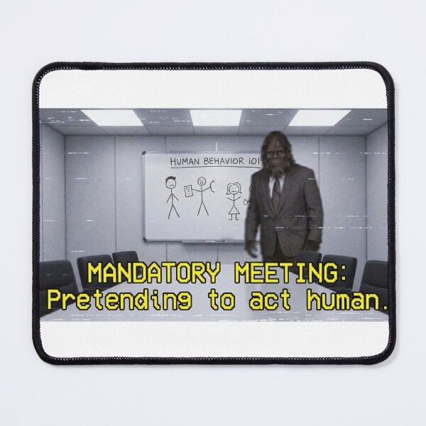 Item preview, Bigfoot Mandatory Meeting Pretending To Act Human Bigfoot Mandatory Meeting Pretending To Act Human designed and sold by Nuvijo.