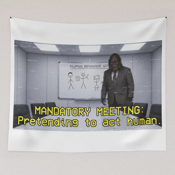 Item preview, Bigfoot Mandatory Meeting Pretending To Act Human Bigfoot Mandatory Meeting Pretending To Act Human designed and sold by Nuvijo.
