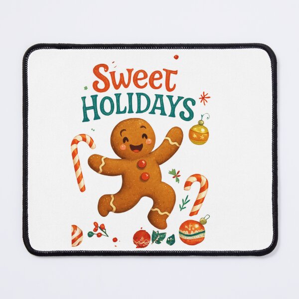 Item preview, Dancing Gingerbread Man – “Sweet Holidays” Christmas Illustration designed and sold by MyVision12.