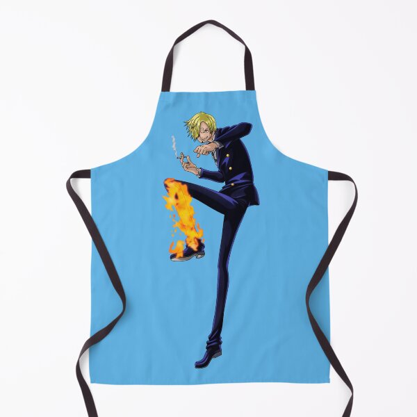Item preview, Flaming Kick Chef – Sanji One Piece Inspired Fiery Anime Art designed and sold by PosterFuel.