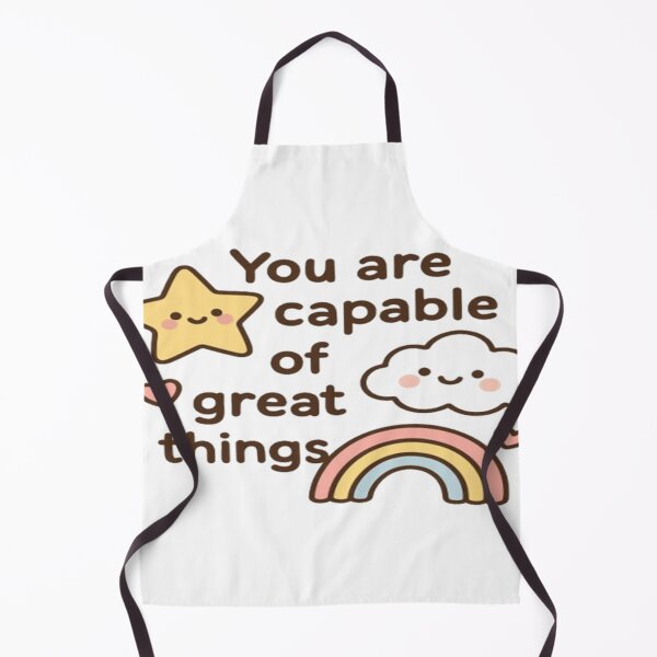 Item preview, Kawaii Motivational Quote Art – Cute Positive Message with Star, Cloud and Rainbow designed and sold by FernandsOficial.