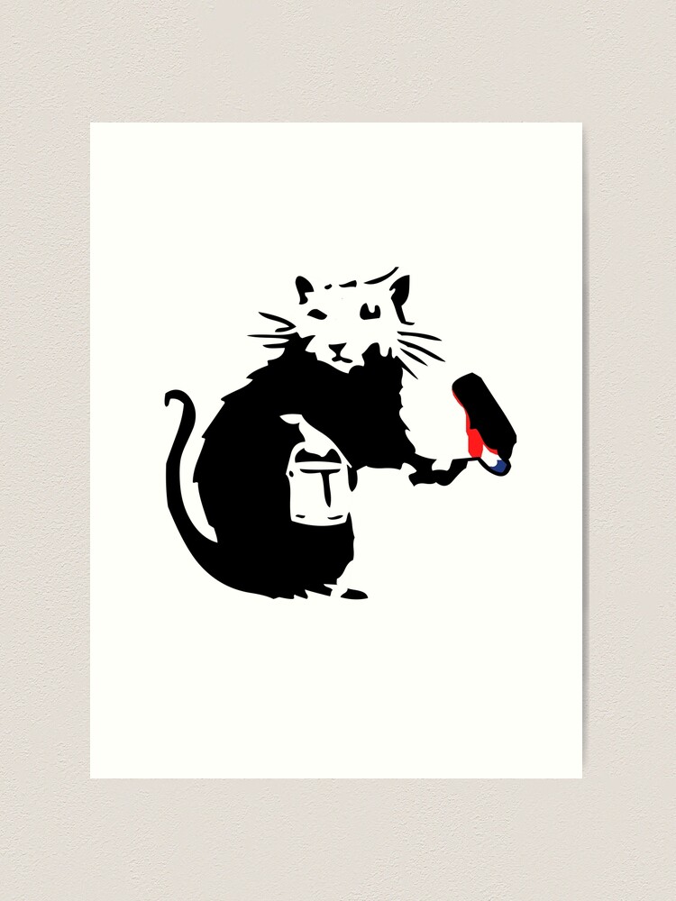 Banksy Graffiti Rat Artist