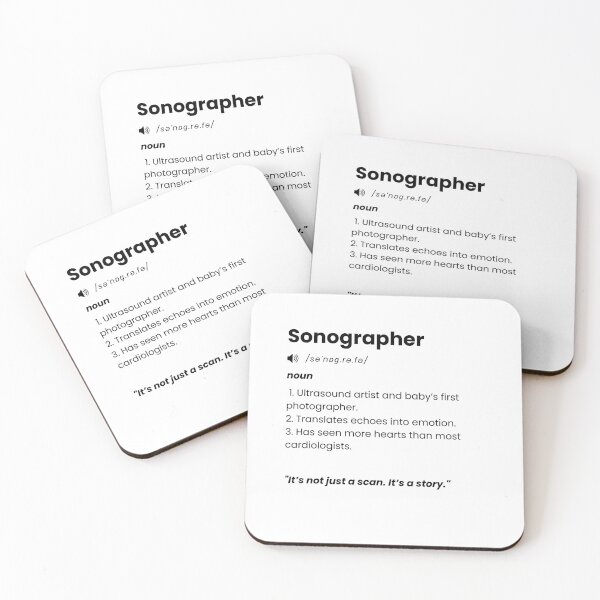 Item preview, Sonographer Definition – Ultrasound Tech Gift with Humor and Heart designed and sold by Yuli Club.