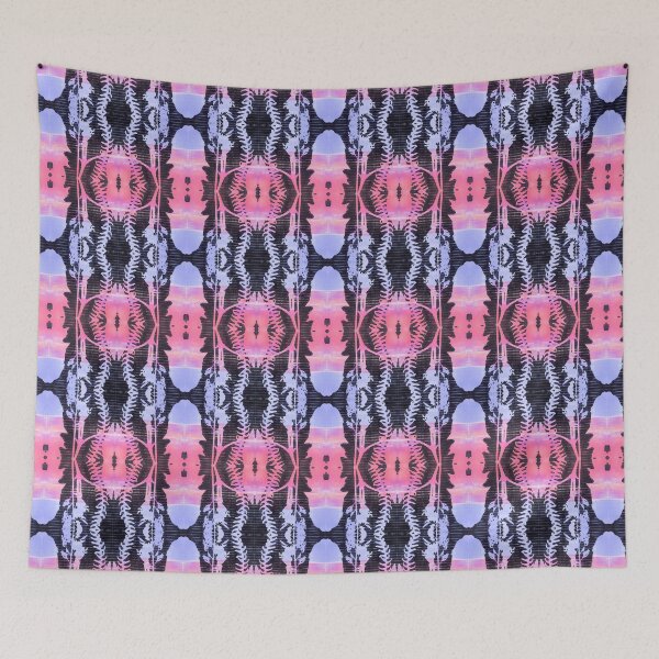 Item preview, Alien Landing Monoprint Pattern designed and sold by vallisrowe.