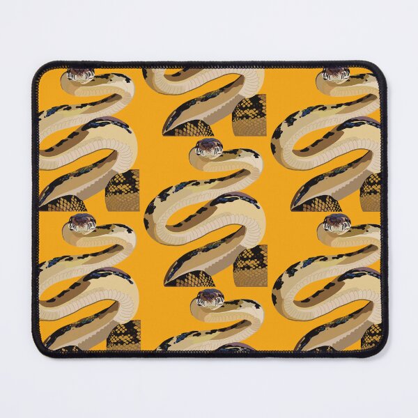 Item preview, S is for Scrub Python,Scrub Python Artwork – Powerful Snake Illustration and Australian Reptile Design designed and sold by PrettylittlepastelUk.